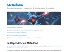 Tablet Screenshot of metadona.com